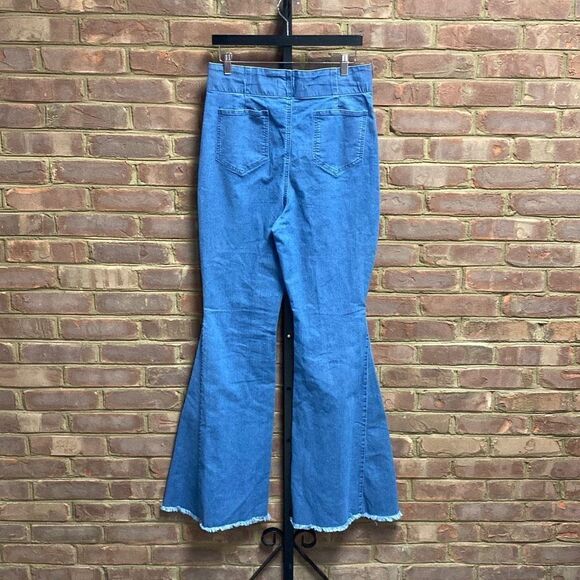 Highway Jeans Super Flare Leg Bell Bottom Jeans Size XL NEW - Picture 3 of 6